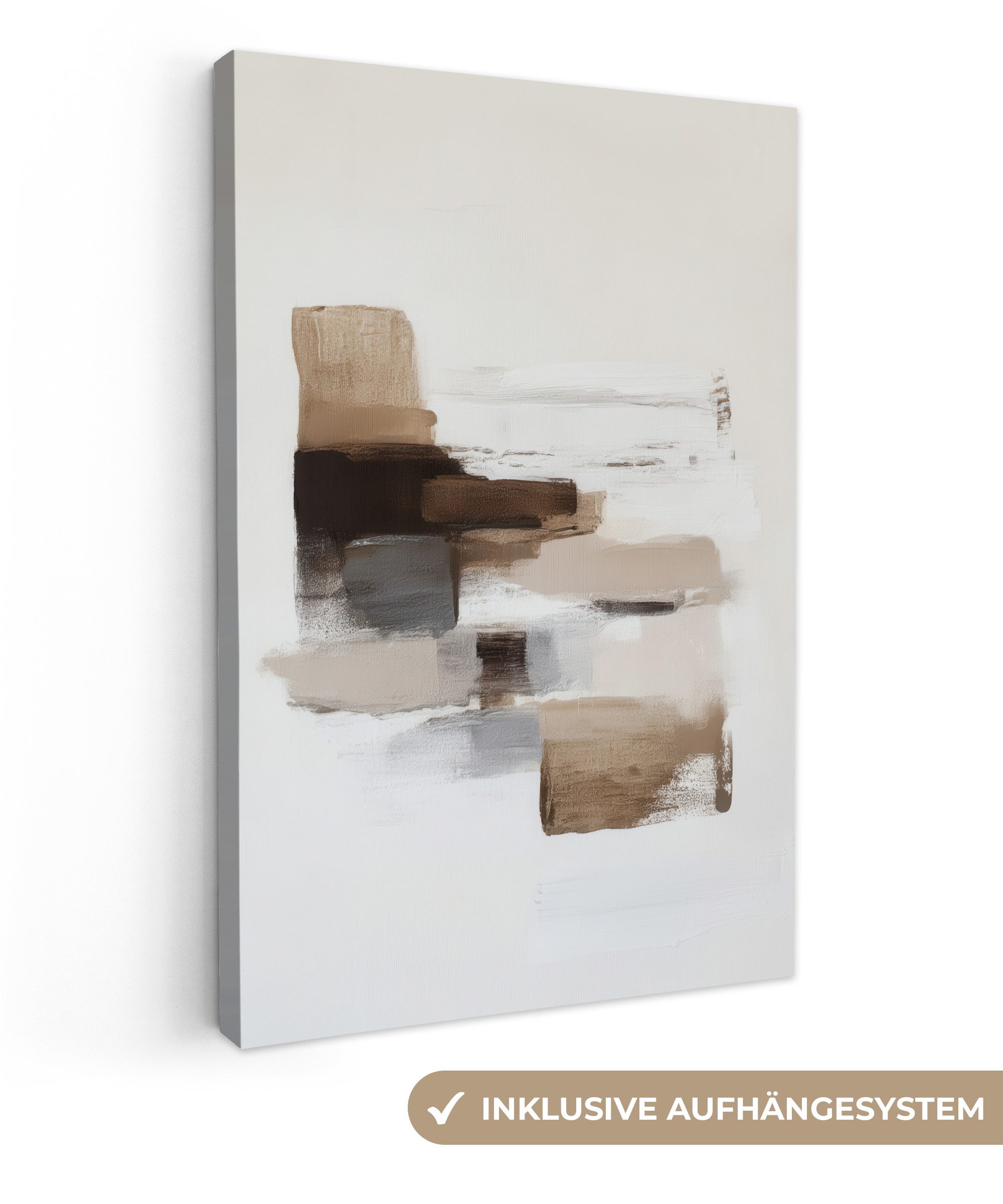 OneMillionCanvasses® Leinwandbild Pinselstriche - Balance - günstig online kaufen