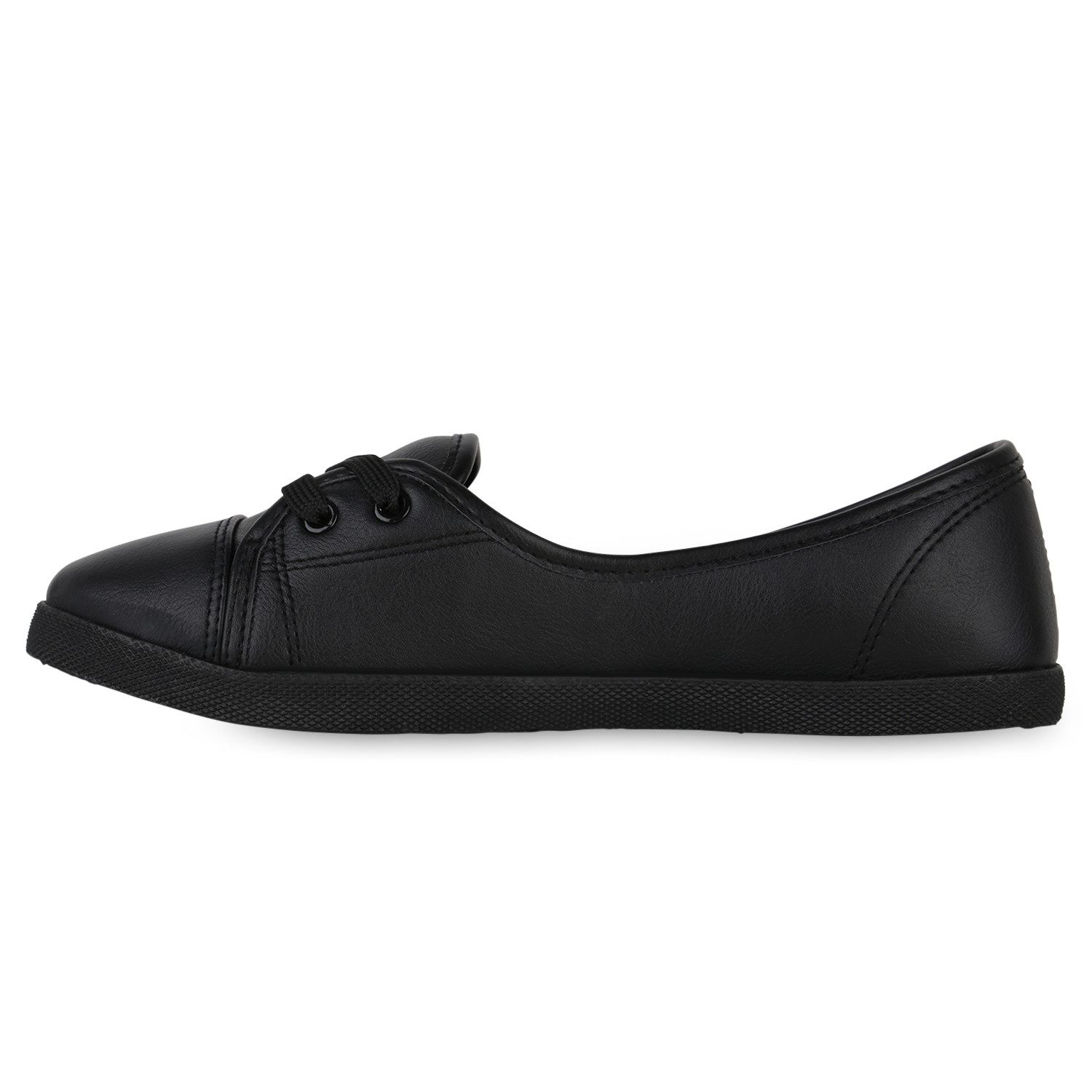 VAN HILL 841299 Sneaker Ballerinas Damen Sportliche Ballerinas Bequeme Basic Freizeit