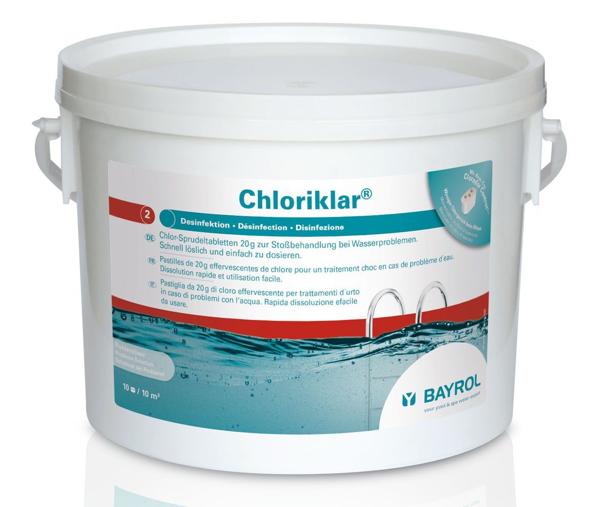 Bayrol Poolpflege Bayrol Chloriklar® 20g Tabs 3kg SCHOCKCHLOR