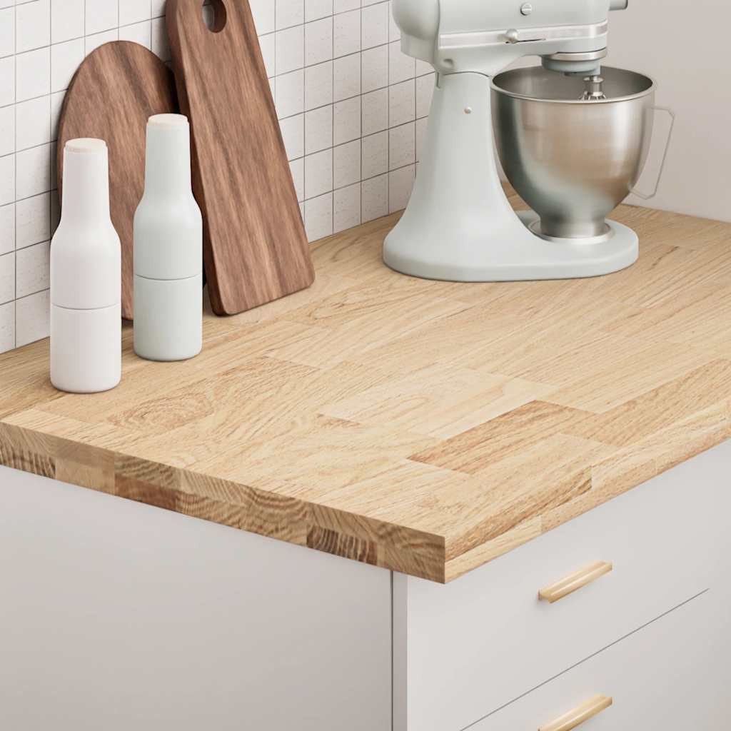 vidaXL Tischplatte Küchenarbeitsplatte 100x63,5x4 cm Massivholz Eiche Rechteckig (1 St)
