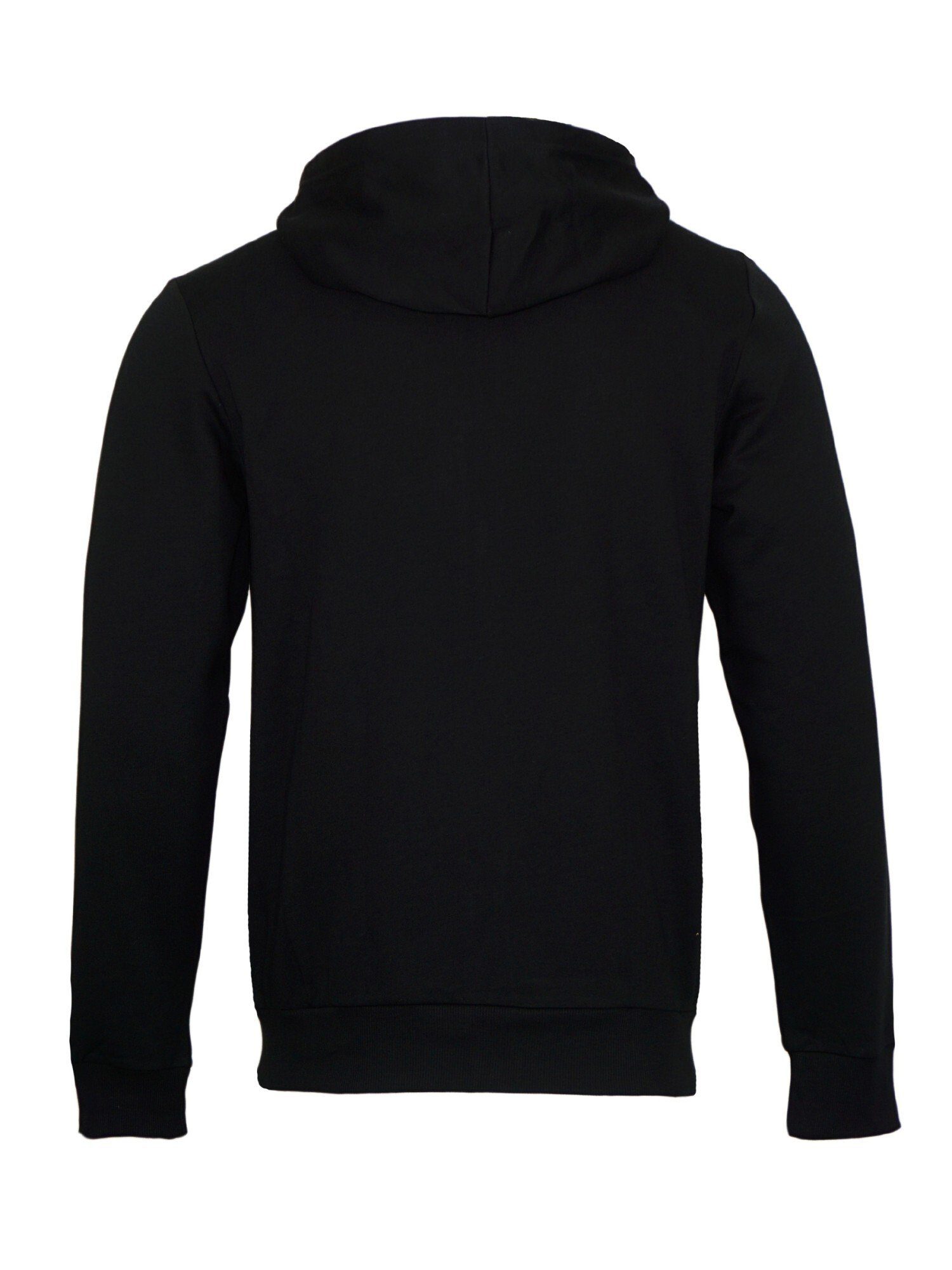 Emporio Armani Sweatjacke Sweatshirt (1-tlg) Kapuze Knit Hoodie mit schwarz