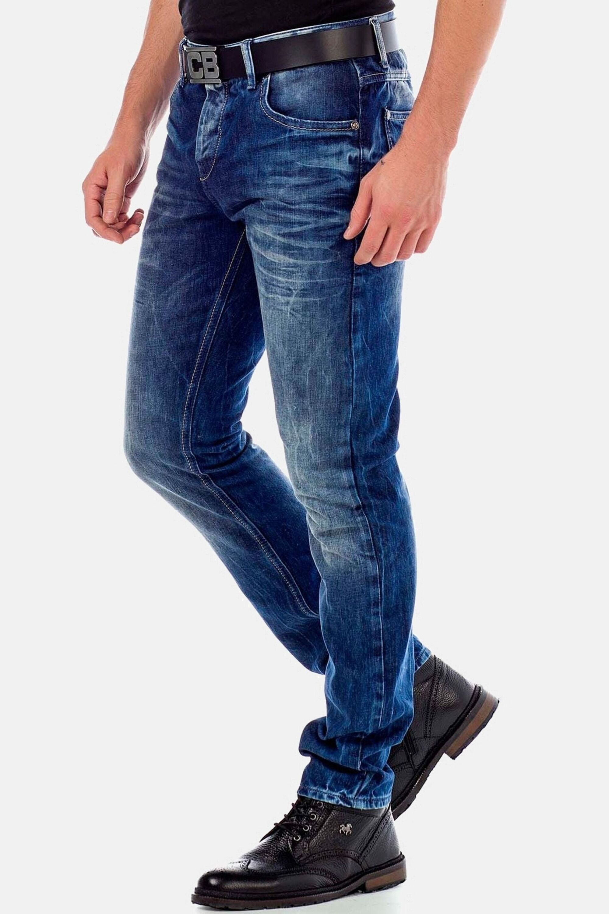 Cipo & Baxx 5-Pocket-Jeans Jeans im Straight Fit – Bild 4 von 5