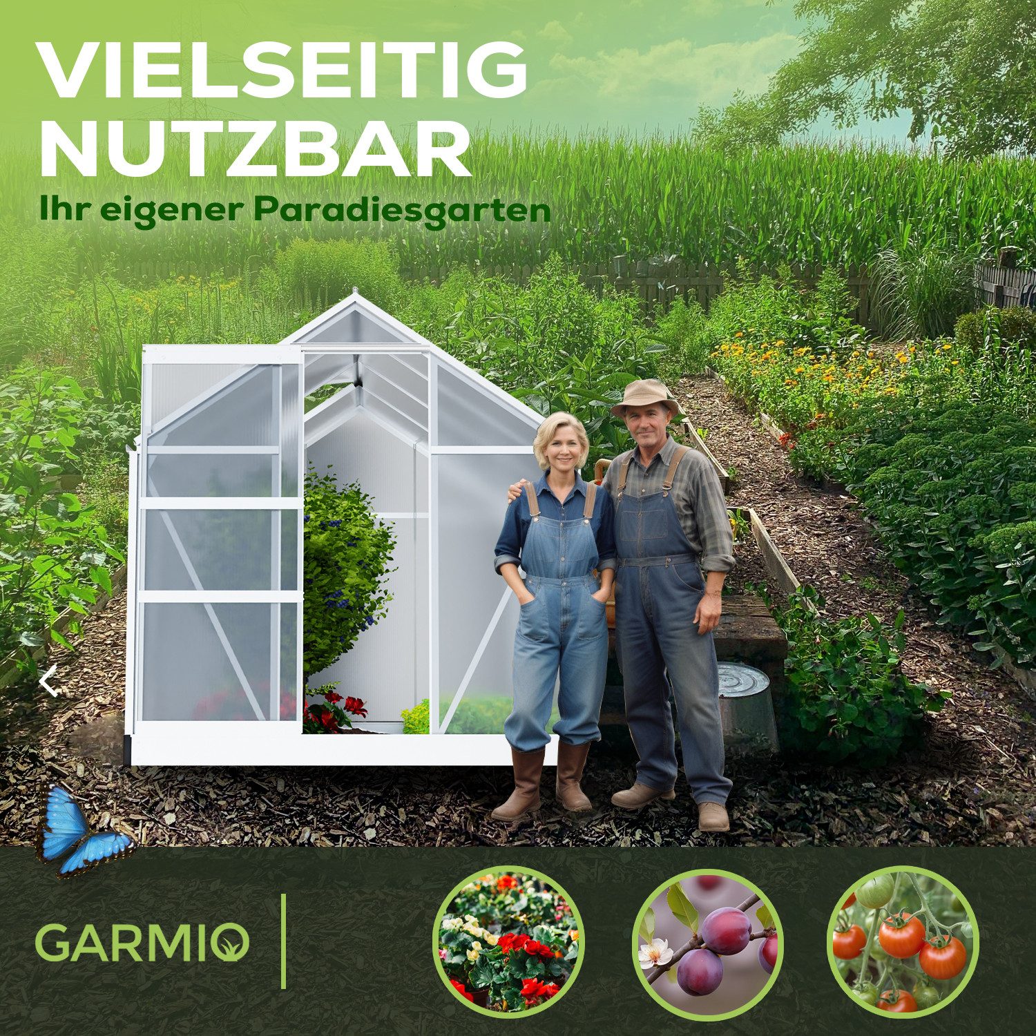 GARMIO Gewächshaus Gewächshaus NEAPEL ...