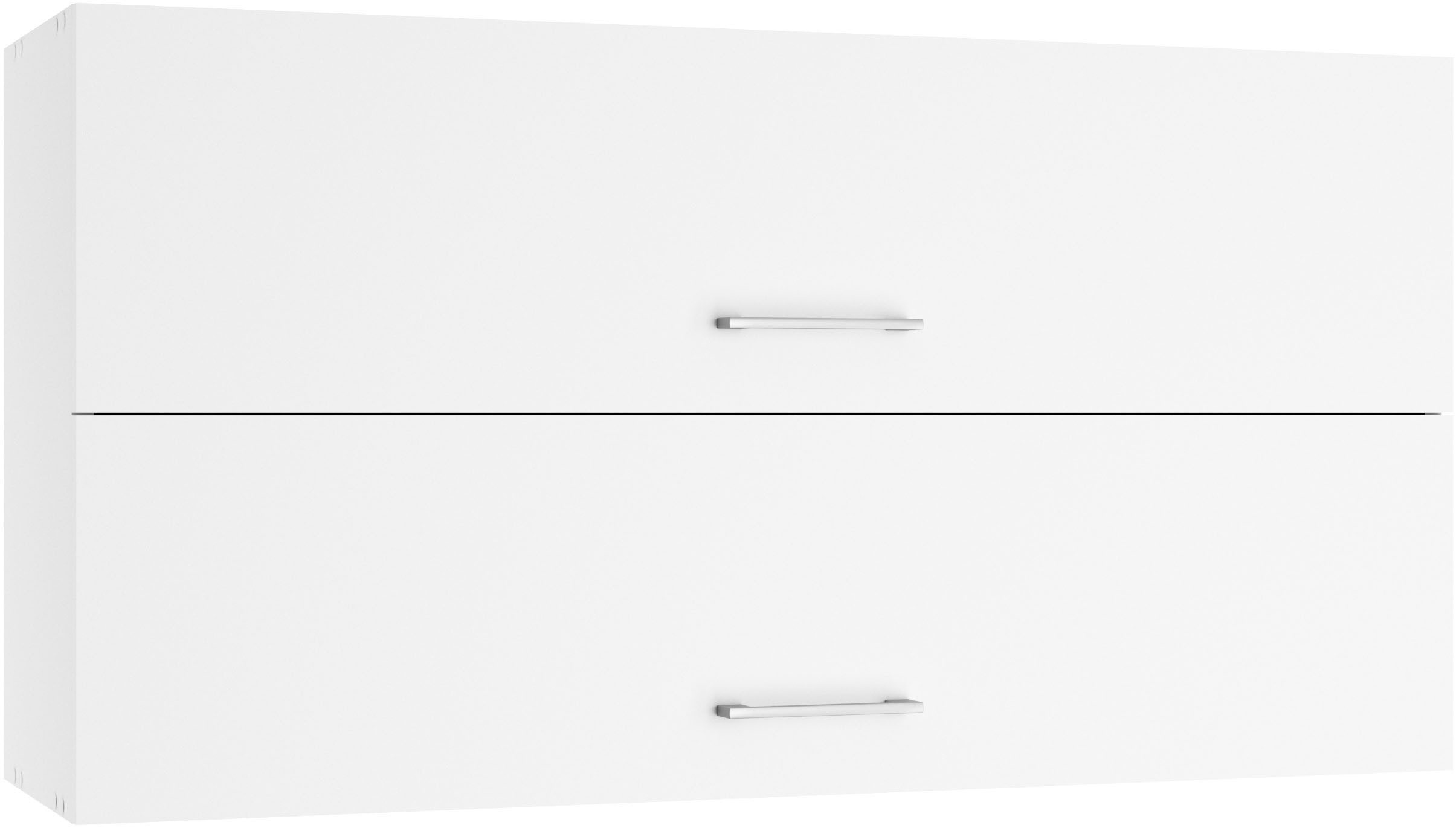 KOCHSTATION Klapphängeschrank KS-Milan Klapphängeschrank 110 cm, matte oder hochglänzende Fronten