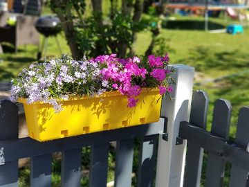 GREENLIFE® Blumenkasten Blumenkasten / Kräuterbox 10 Stück (10er Set), integrierter Zwischenboden