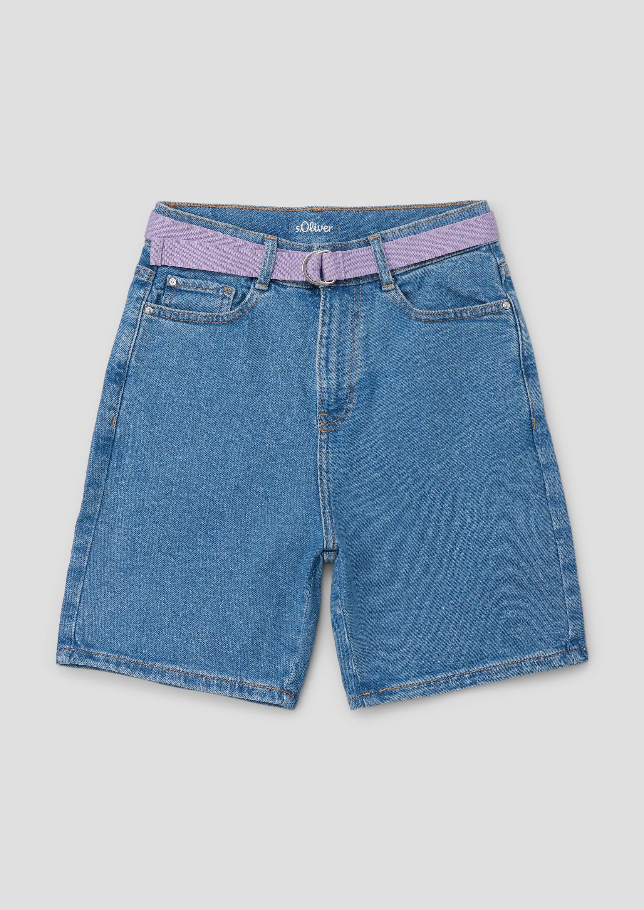 s.Oliver Jeansshorts Jeans-Bermuda Bermuda Jeans / Loose Fit / Super High Rise / Semi Wide Leg