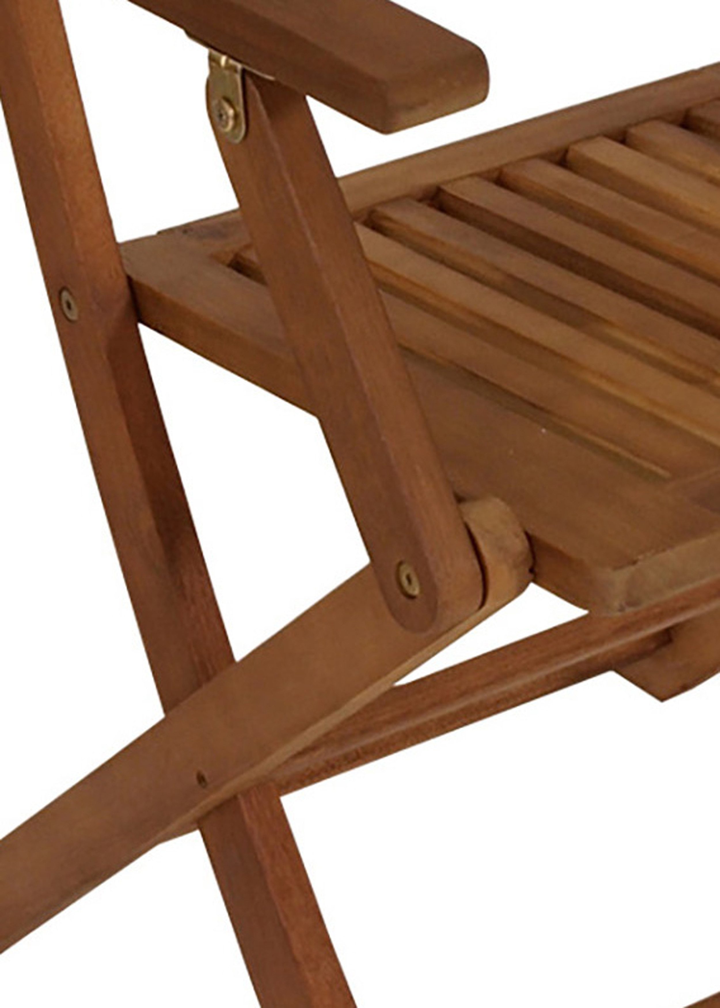TPFGarden Gartenstuhl TOGULA (4er-Set Klappstuhl mit Armlehnen -Akazie geölt - FSC®-zertifiziert), Hochwertiger Outdoor Stuhl mit den Maßen (BxHxT): 51 x 92 x 56 cm