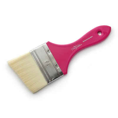 MissPompadour Pinsel 75mm, langlebiger Flachpinsel - für Wandfarbe, Lack, Lasur, Malerpinsel für Kreidefarbe, Holzfarbe, Wandfarbe