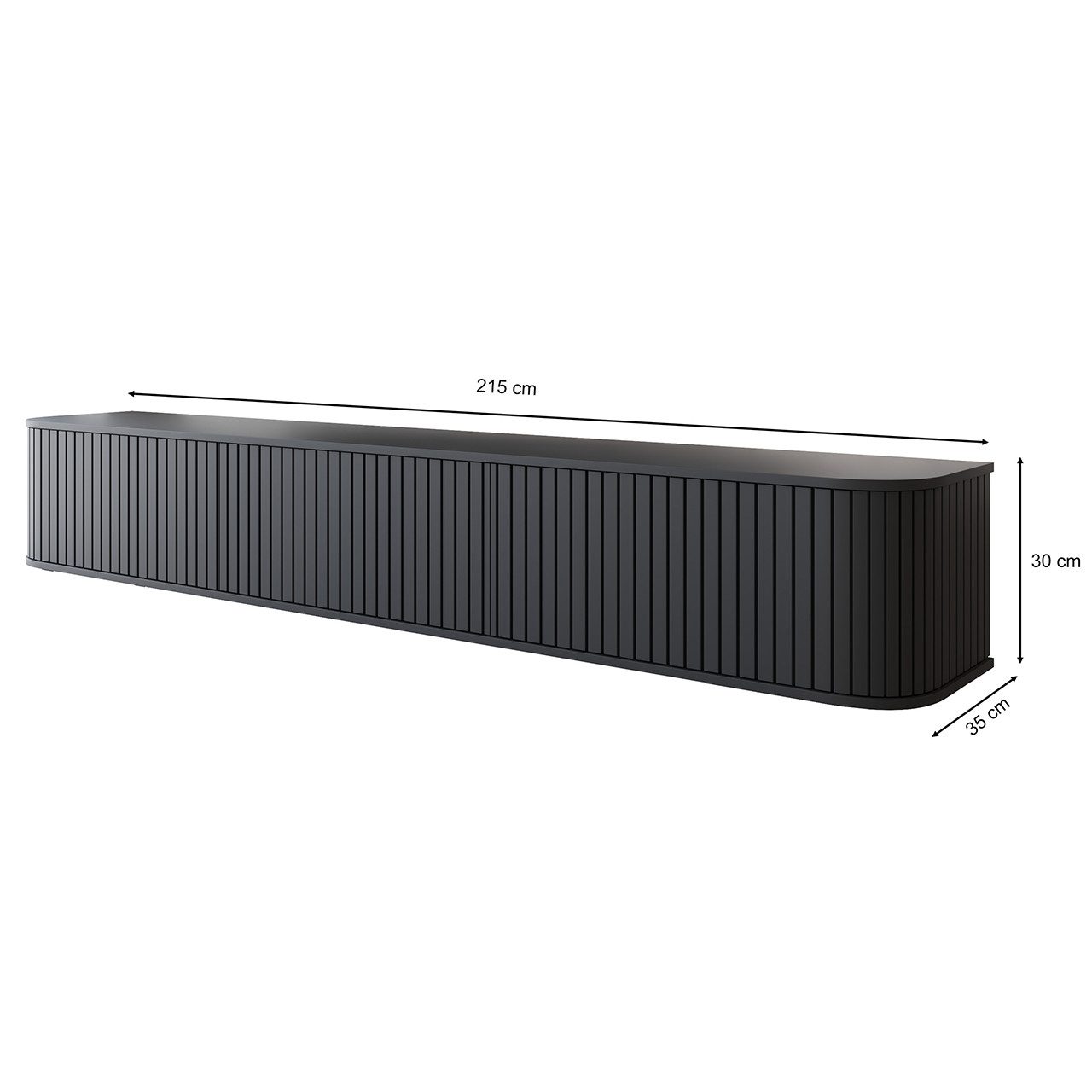 MOEBLINE Lowboard Hängender TV Kommode ZILLO günstig online kaufen