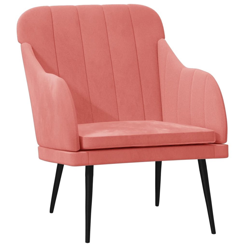 vidaXL Sessel Sessel Rosa 63x76x80 cm günstig online kaufen