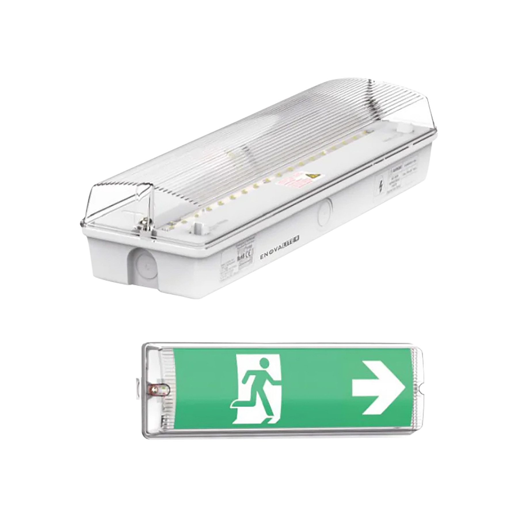 ENOVALITE Arbeitsleuchte ENOVALITE LED-Fluchtwegeleuchte inkl. 8 h