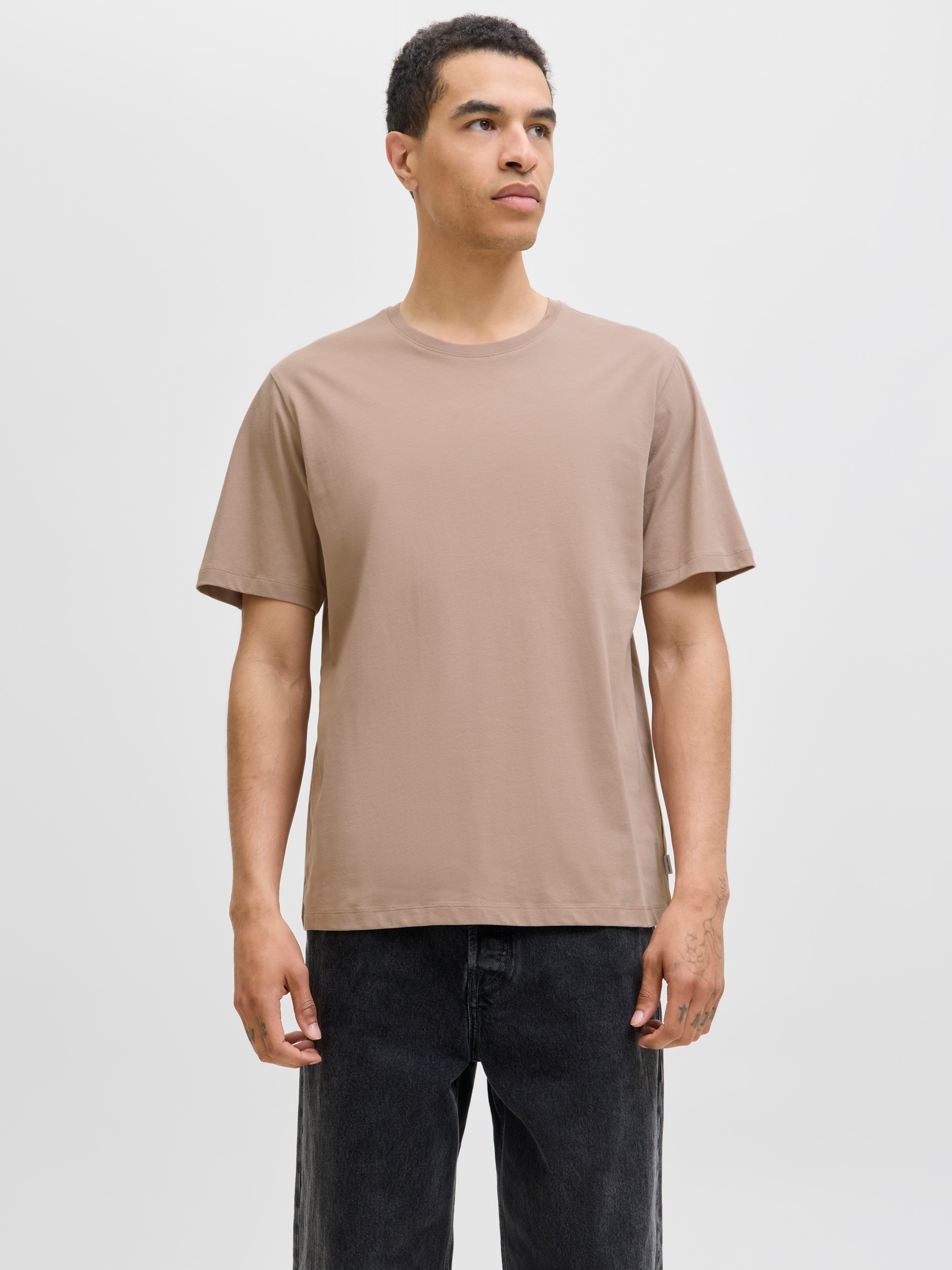Jack & Jones Rundhalsshirt JJEORGANIC BASIC TEE SS O-NECK NOOS mit Rundhals günstig online kaufen