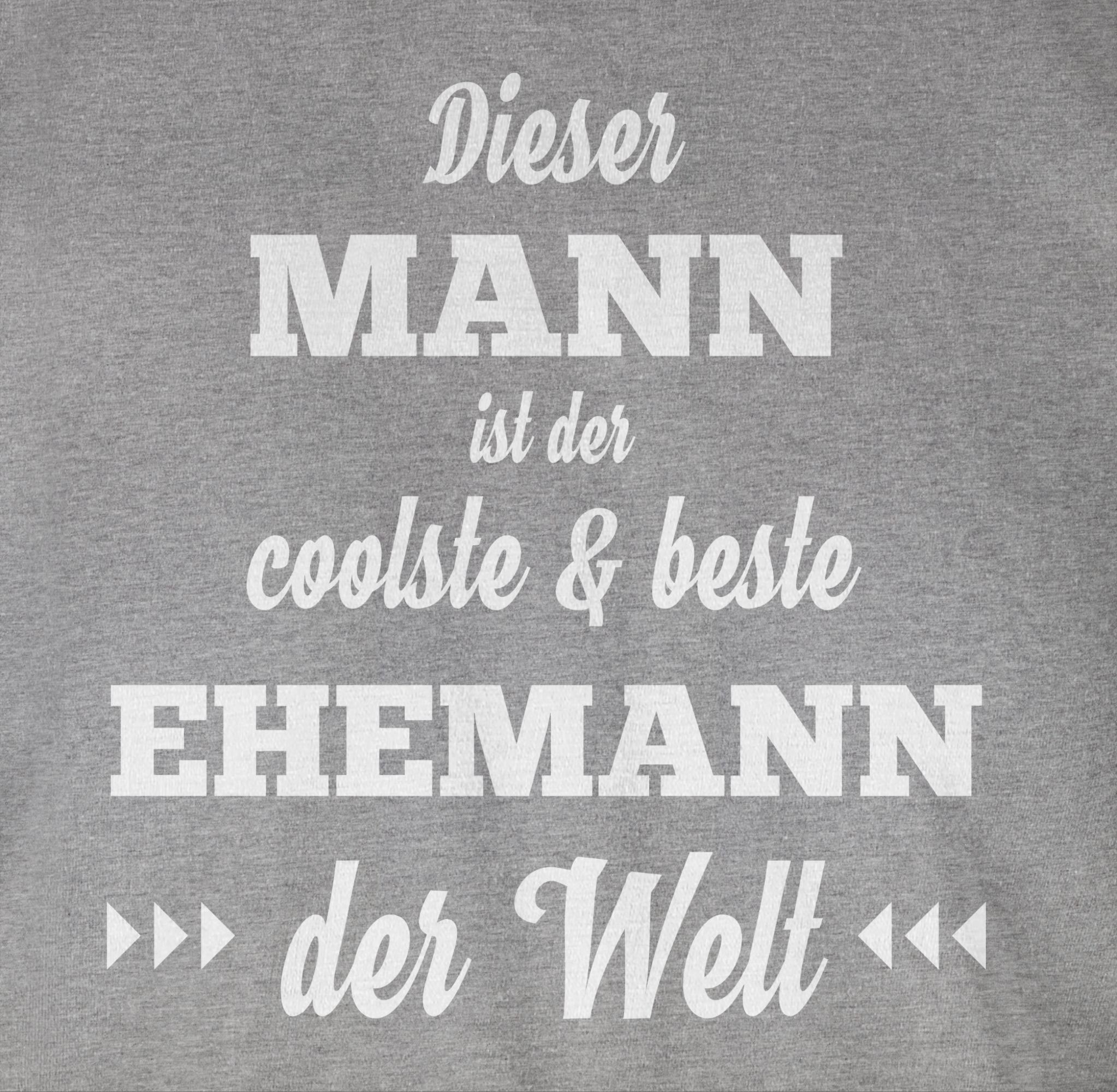 Shirtracer T-Shirt Dieser Mann ist der coolste und beste Ehemann Herren & Männer Geschenke