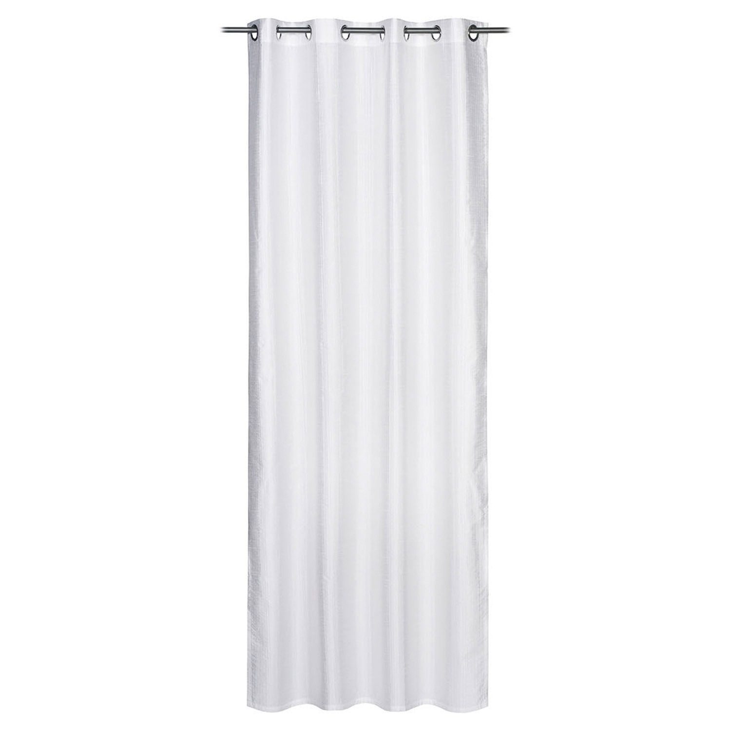 Gözze Vorhang CAPRINO, Ösenvorhang, Weiß, L 245 x B 140 cm, Ösen, blickdicht, inkl. Bügelband