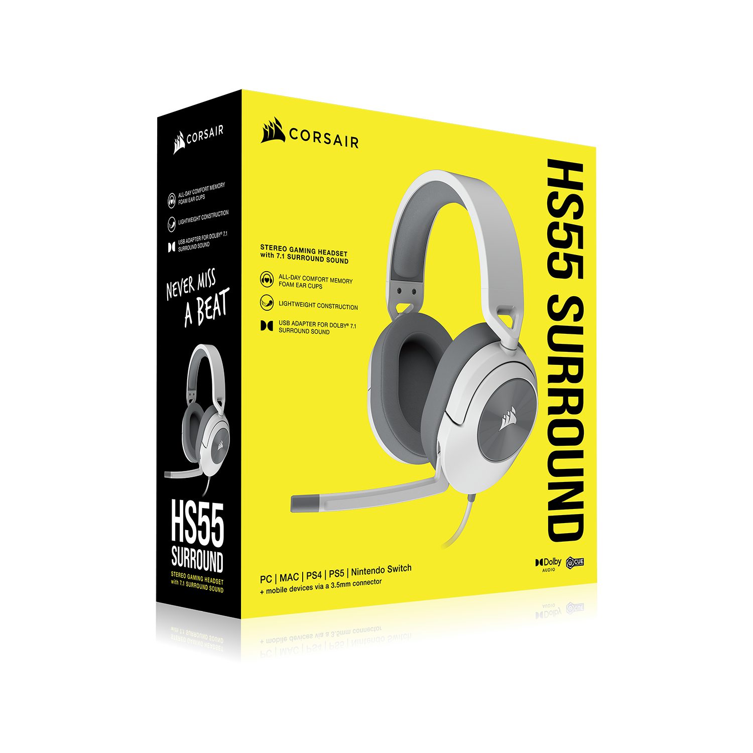 Corsair Gaming-Headset (PC, PS5/PS4, X) weiß Xbox Series