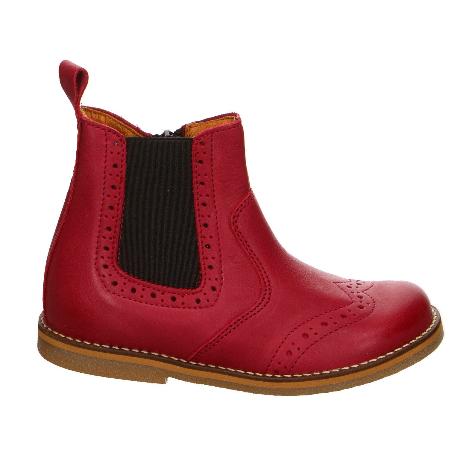 froddo® Froodo Leder Klettstiefel Mädchen rot Klettschuh