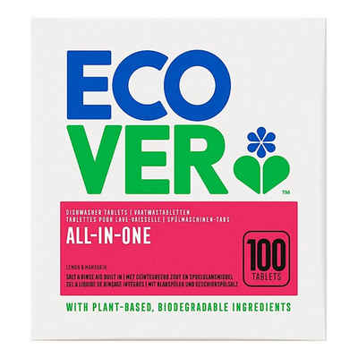 Ecover - ALL-IN-ONE 100 Stück 2Kg Spülmaschinentabs