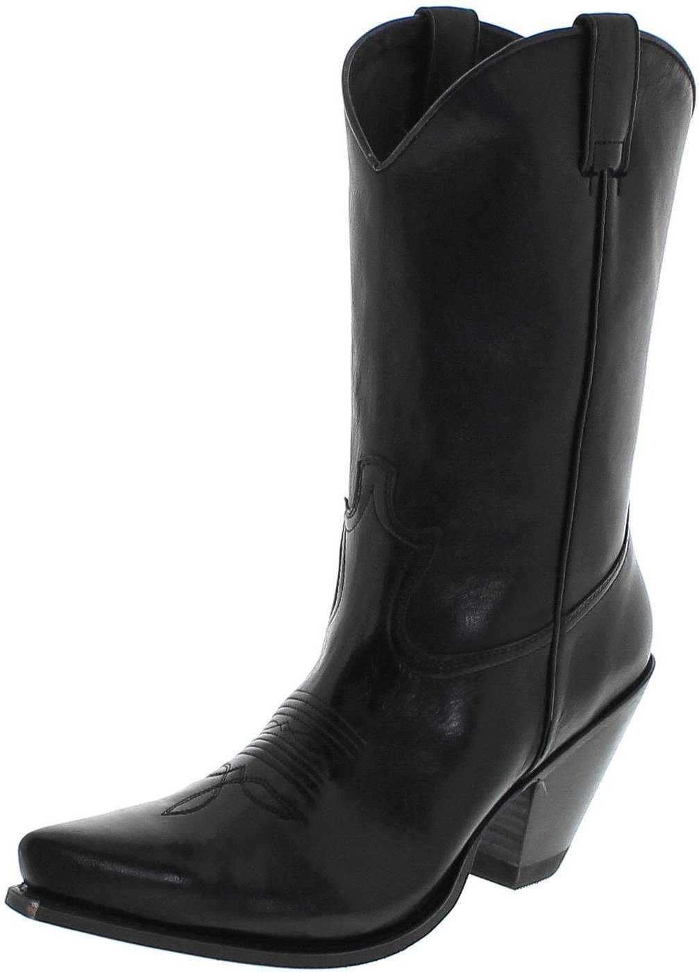 Sendra Boots »15422 Schwarz« Cowboystiefel Rahmengenähter Damen  Westernstiefel
