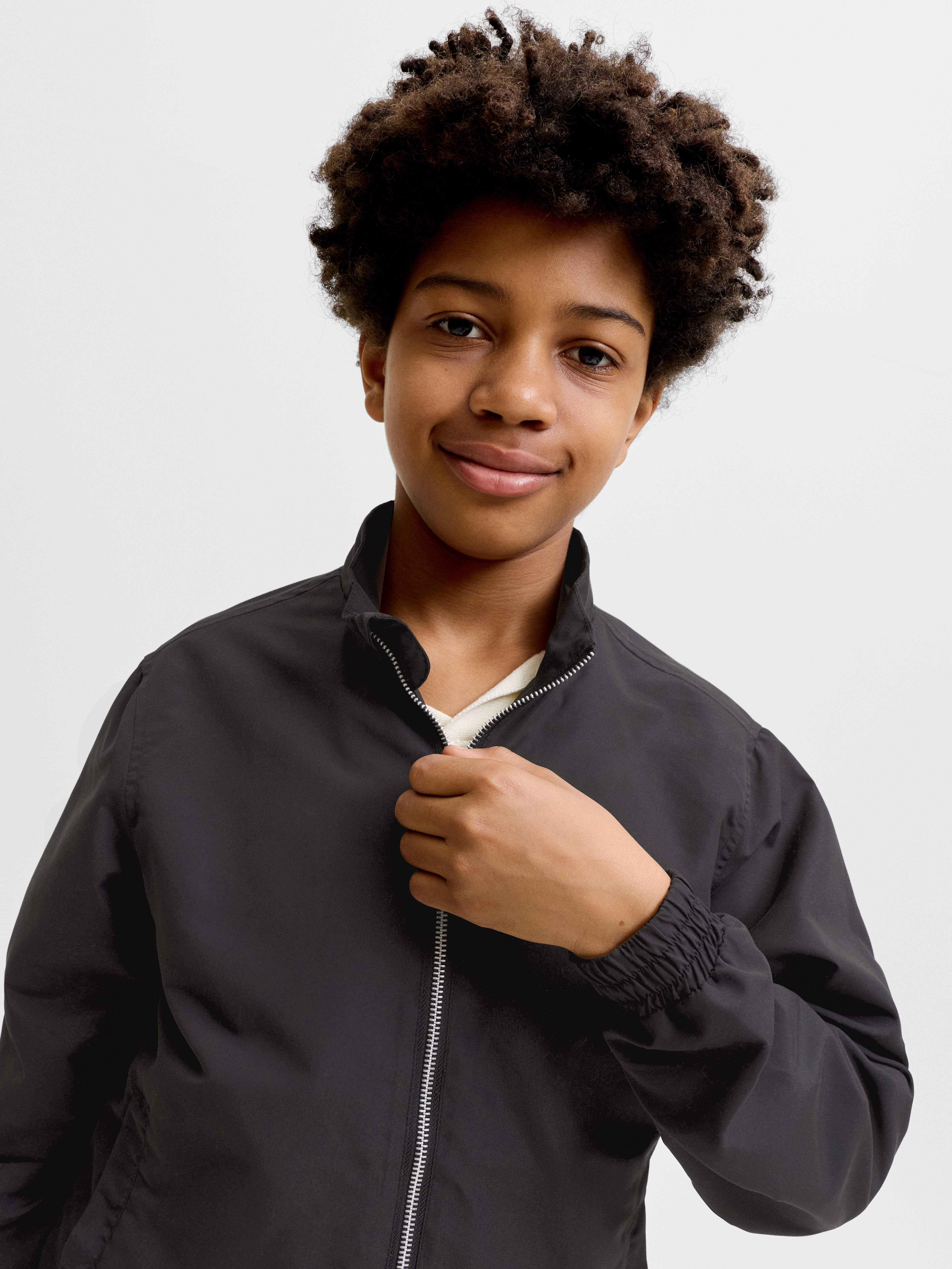 Jack & Jones Junior Bomberjacke JORCASSIS RUSH BOMBER JACKET JNR Kunstfaser, regular fit