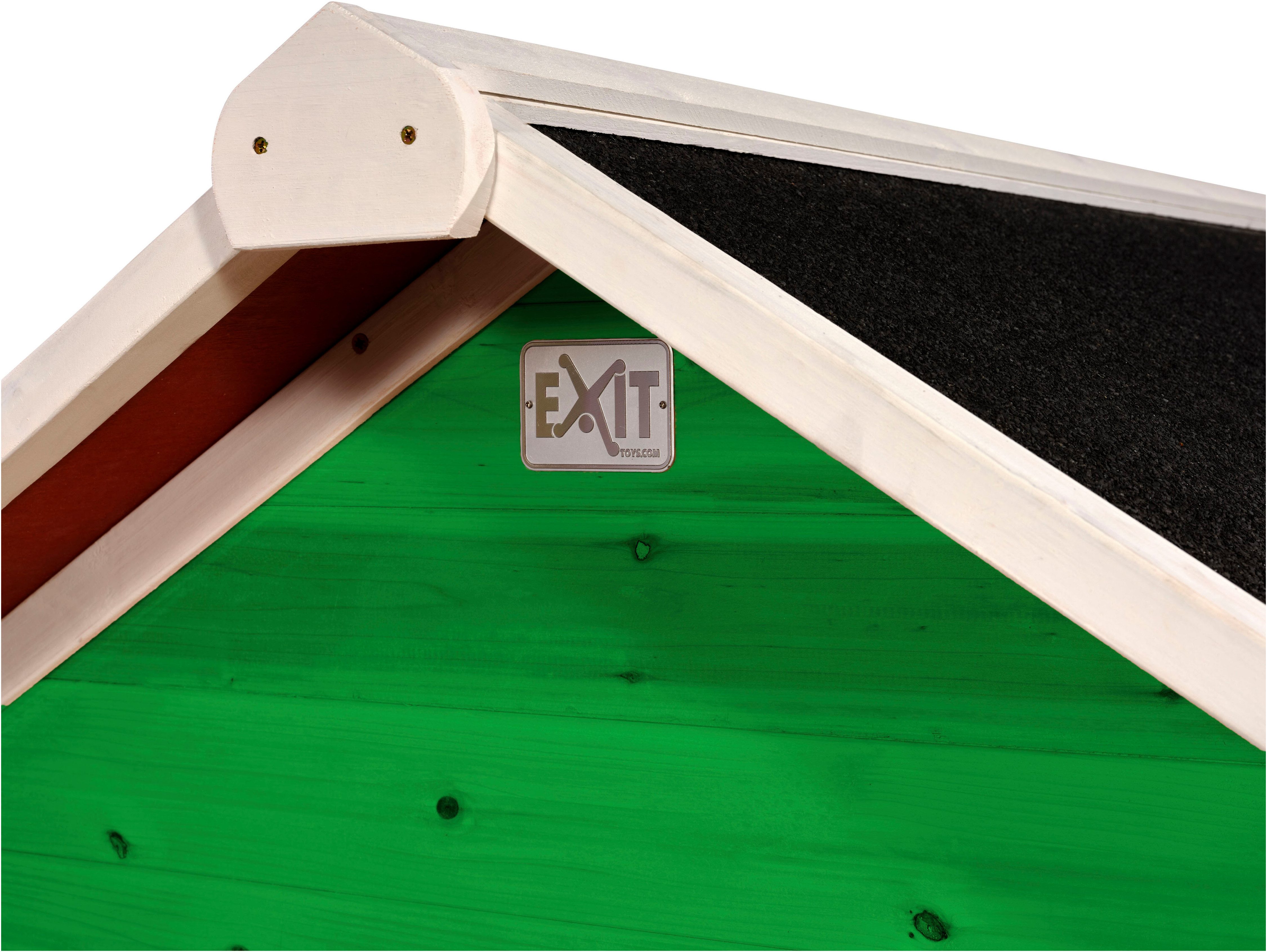 EXIT Spielhaus Loft 300, grün, FSC® - schützt Wald; mit Rutsche