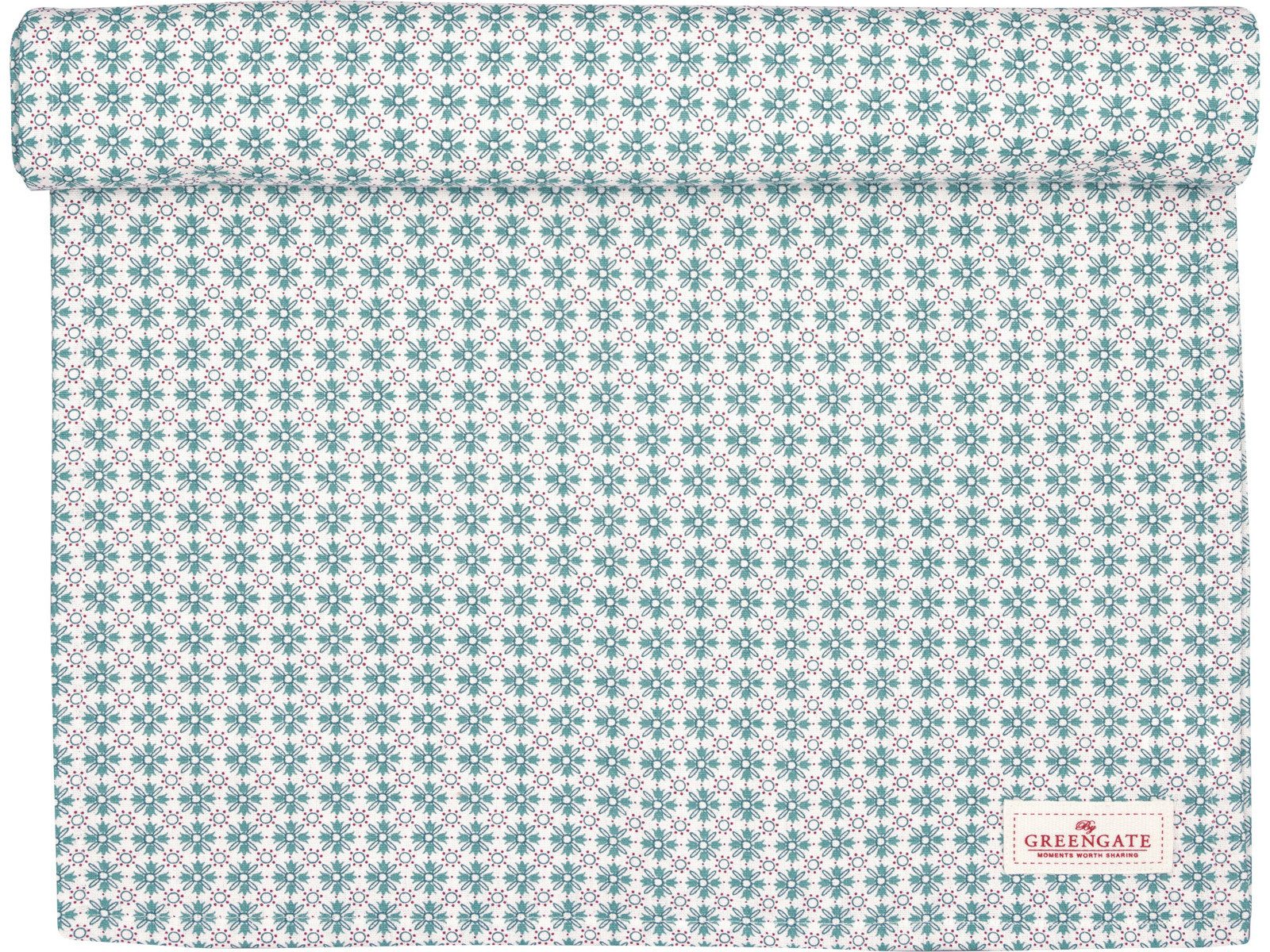 Greengate Tischläufer Kelsey Tischläufer white 140x45cm