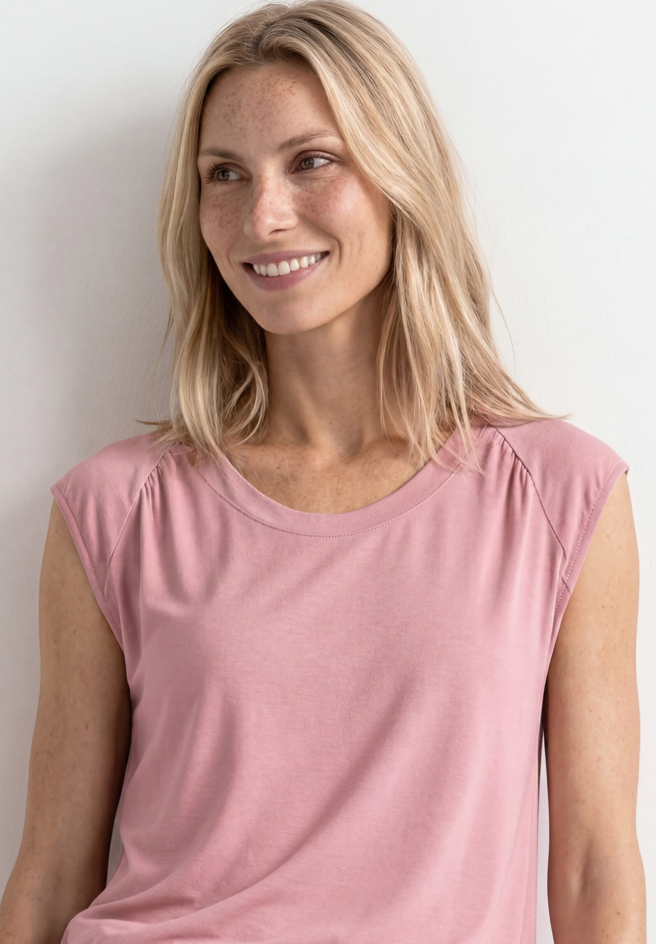 STREET ONE Shirttop aus stretchigem Viskosematerial