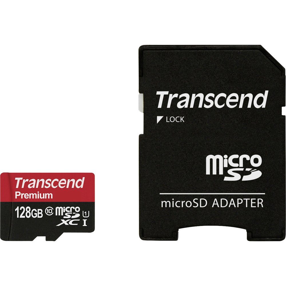 Transcend Transcend Premium microSDXC-Karte Industrial 128 GB Class 10, UHS-I in Speicherkarte