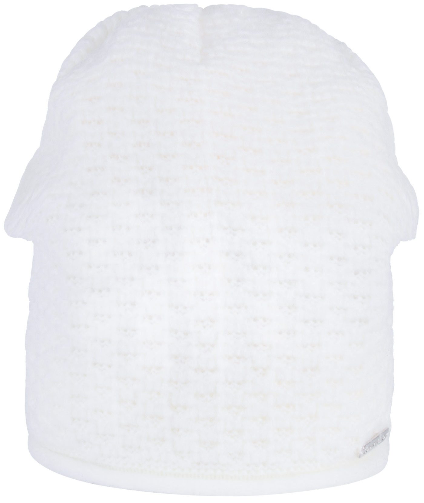 compagno Strickmütze (1-St) Grobstrick Beanie Wintermütze Strickmütze Damen gefüttert Fleece