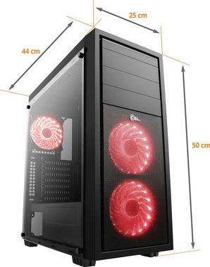 CSL HydroX V28316 Gaming-PC (AMD Ryzen 5 5600, GeForce RTX 3050, 32 GB RAM, 1000 GB SSD, Wasserkühlung)