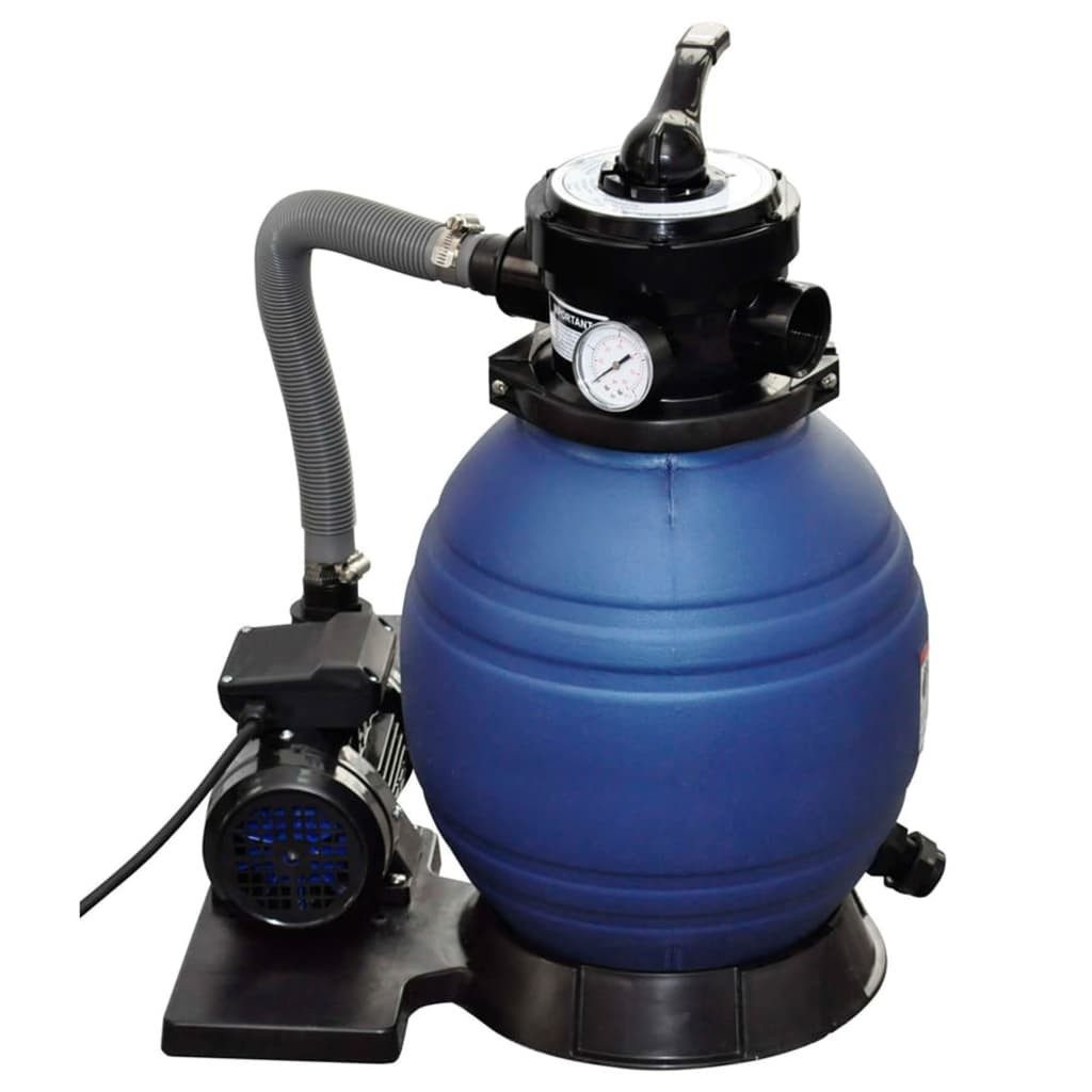 vidaXL Sandfilteranlage, Sandfilterpumpen 2 Stk. 400 W 11.000 L/h