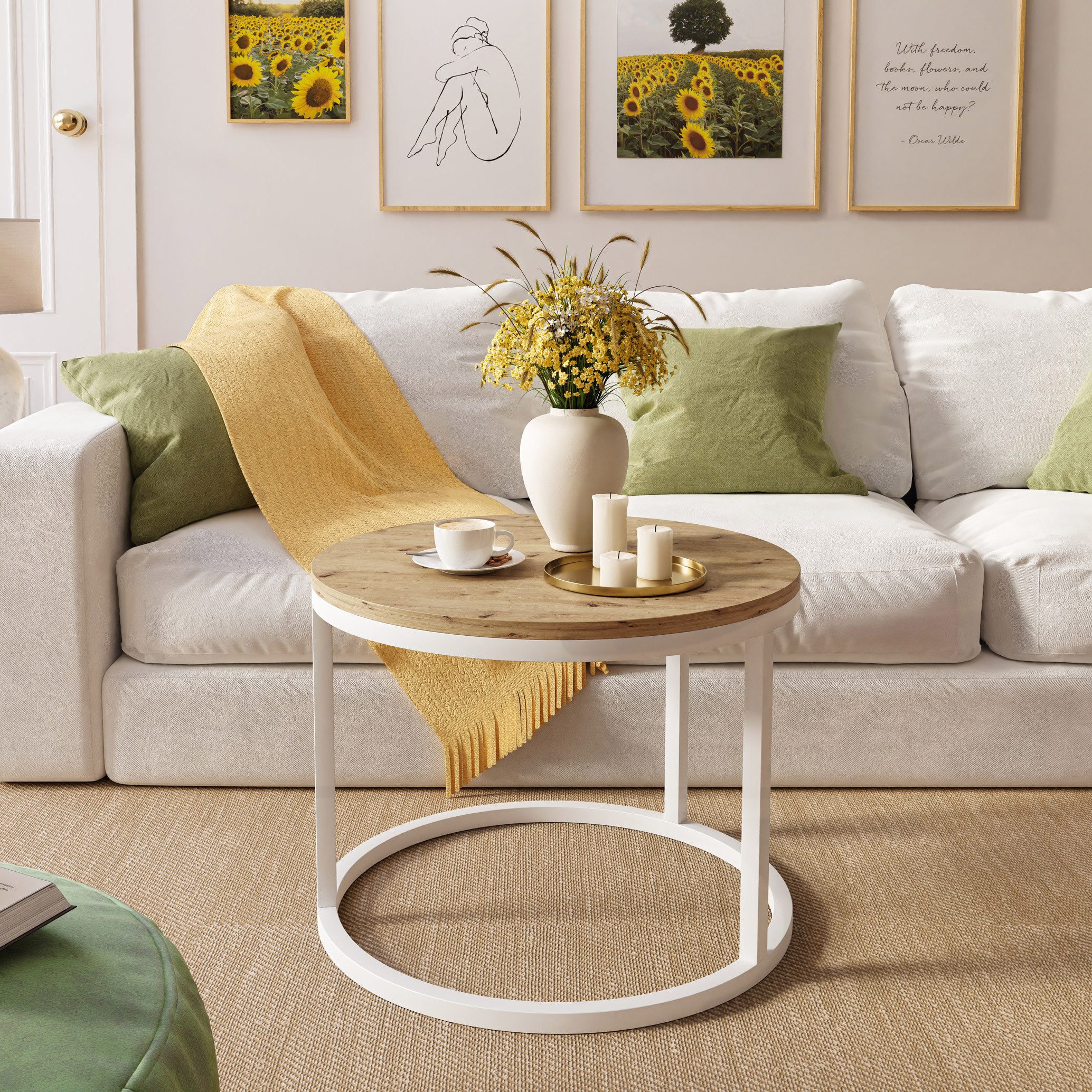 Lookway Couchtisch CIRI mit einer Platte in Holzdekor (1x Couchtisch), Durc günstig online kaufen