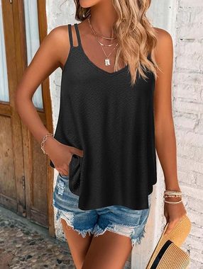 KIKI Tanktop Damen Tank Tops Basic ärmellose Casual Blusen Tuniken Sommer Shirts