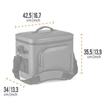 Petromax Thermobehälter Kühltasche 22 Liter grau, Isoliertasche, Picknick, Kühldauer bis zu 4 Tagen