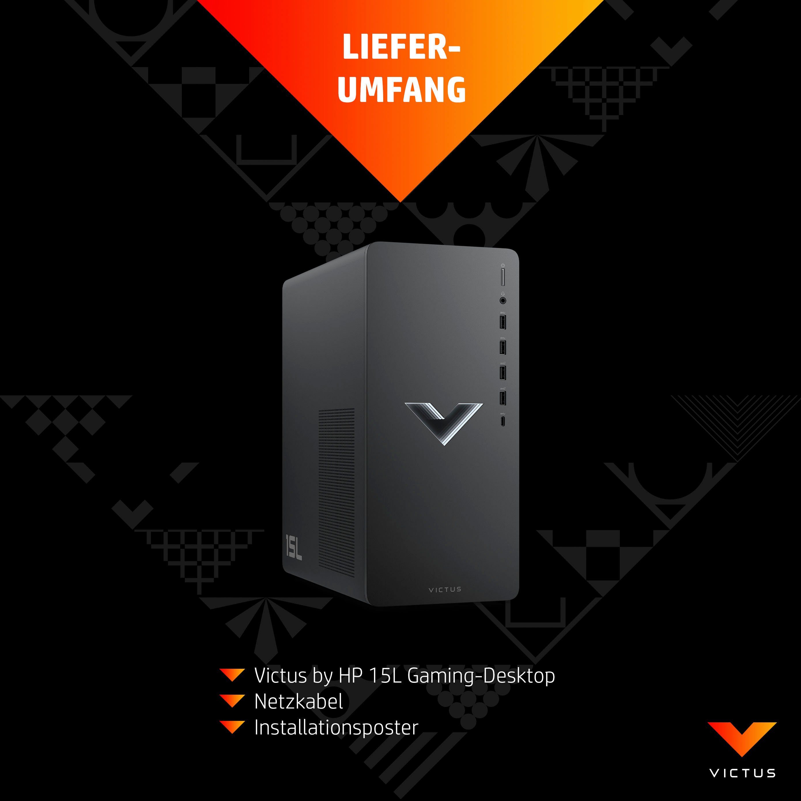 HP Victus TG02-1212ng GB SSD, GB 32 GB 1000 i7 HDD, 13700F, Core Luftkühlung) RTX (Intel GeForce RAM, Gaming-PC 4060 Ti, 1000