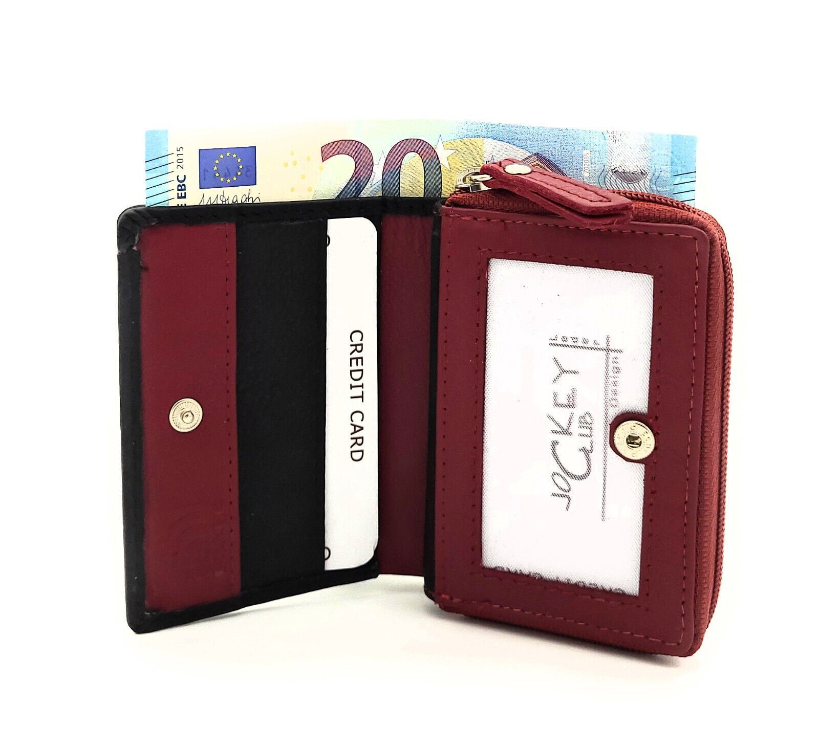JOCKEY CLUB Mini Geldbörse, aus echtem günstig online kaufen