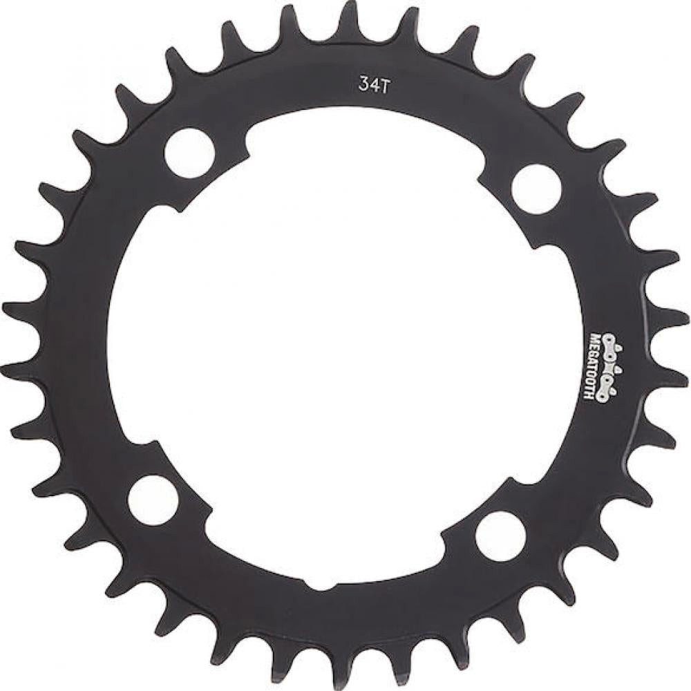 Kettenschaltung FSA MTB Kettenblatt Megatooth 104 mm x 48 Zähne - 1x Antrieb Schwarz