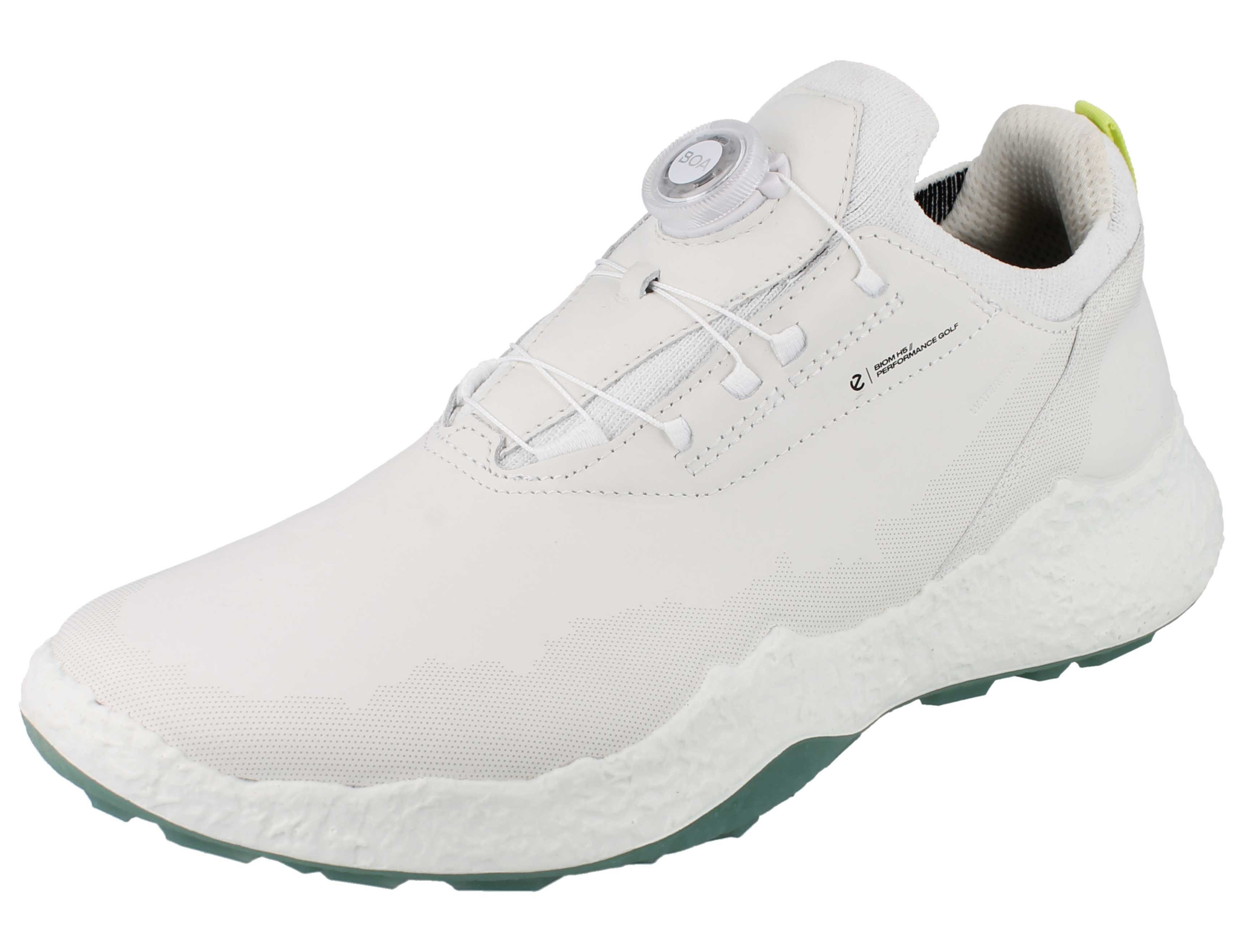 Ecco ECCO Biom H5 Herren Golfschuhe Boa WP weiss Glattleder - Größe: 42 Schnürschuh Wasserdicht