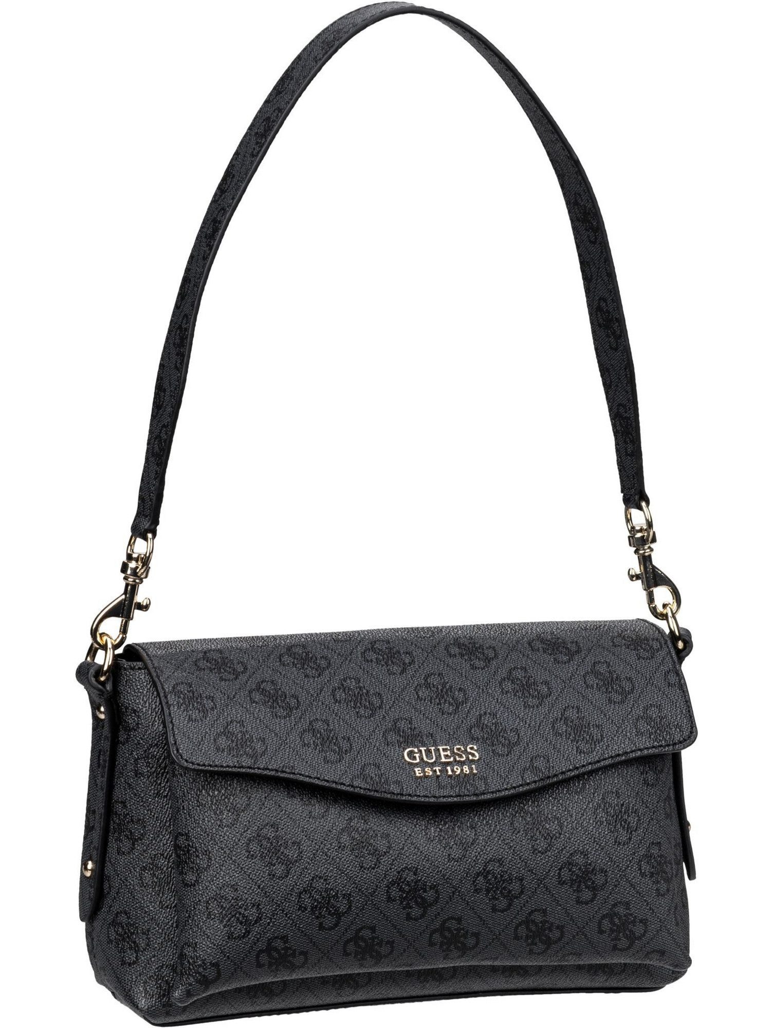 Guess Schultertasche Brenton Flap Logo günstig online kaufen