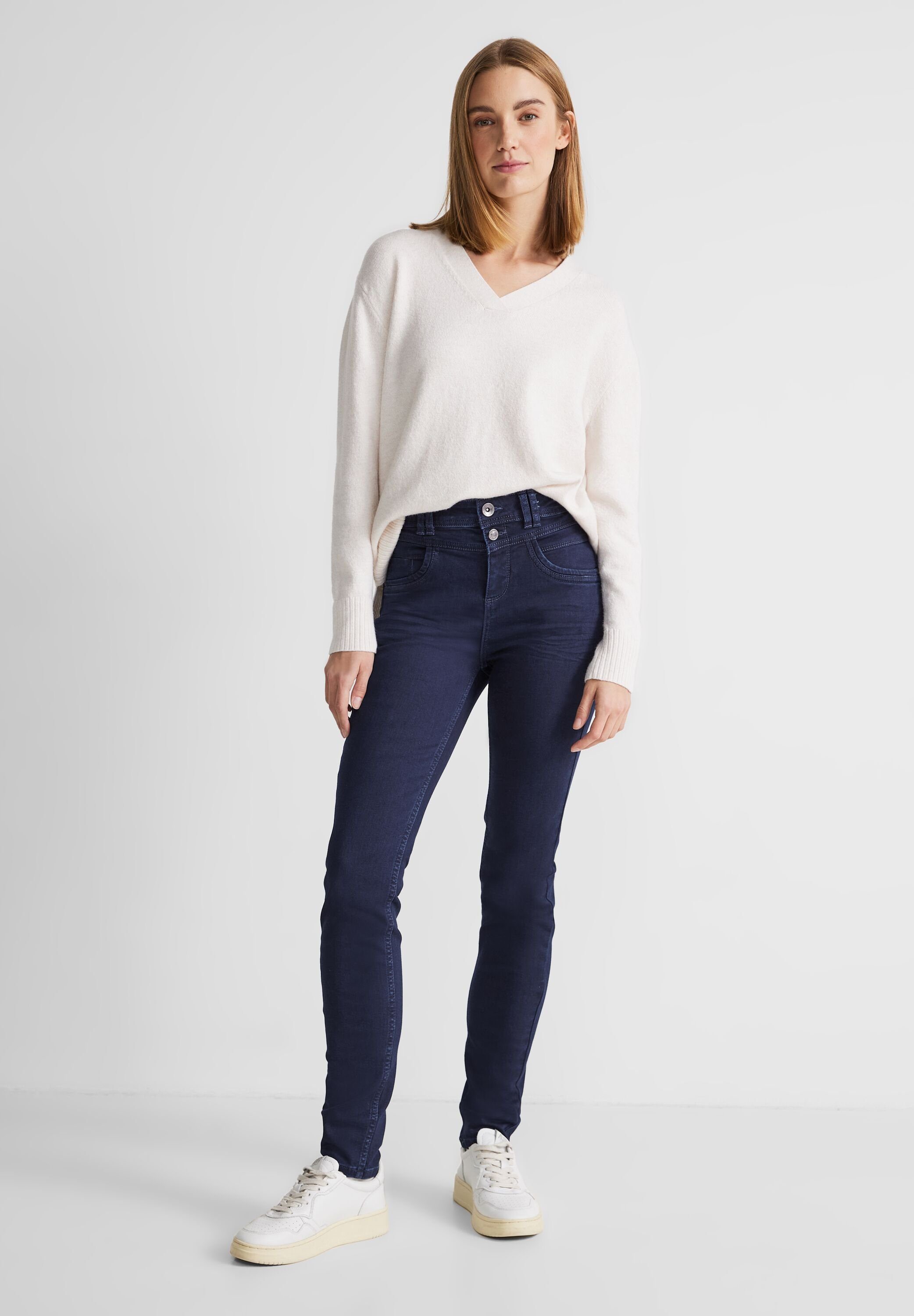 STREET ONE Slim-fit-Jeans Waist High