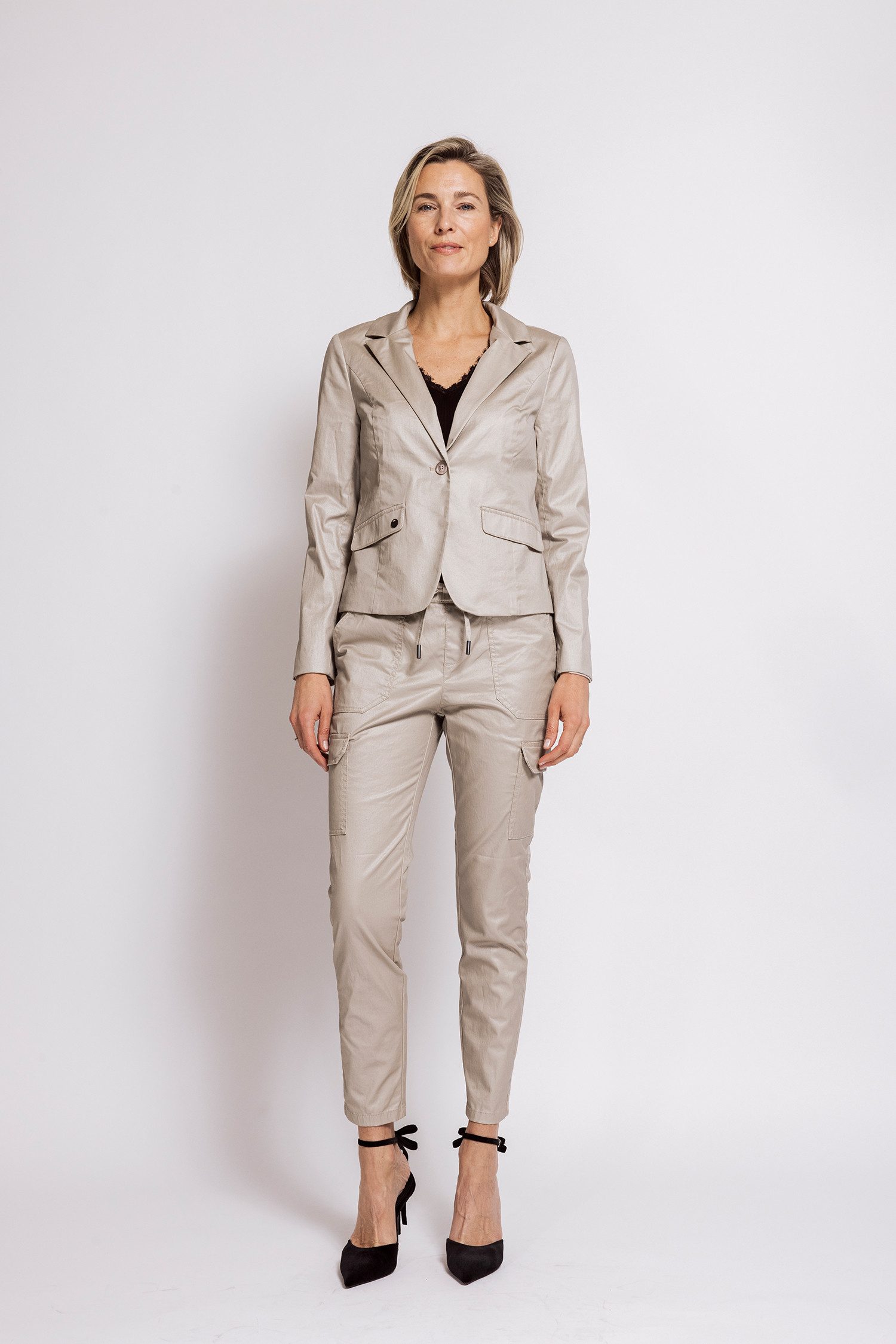 Zhrill Cargohose ZHDAISEY Slim Fit Passform, für lässigen Look, mit Elastikbund und Tunnelzug – Bild 5 von 5