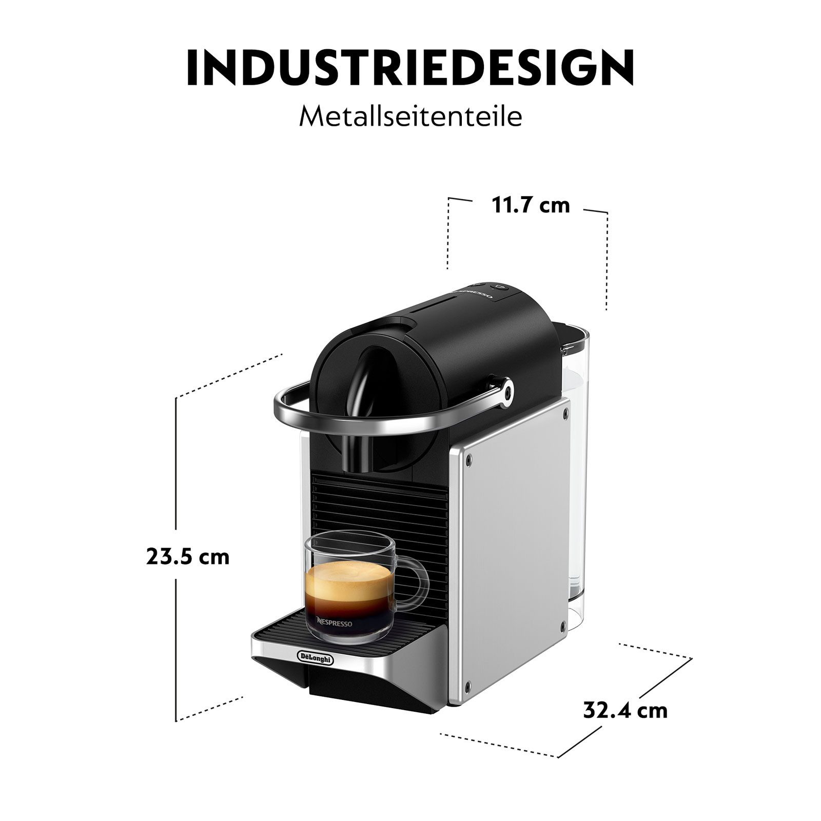 De'Longhi Kapselmaschine EN 124.S Pixie
