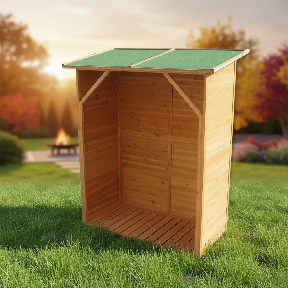 Mucola Kaminholzregal XXL HOLZ Kaminholzregal Brennholzregal Kaminholz Bren günstig online kaufen