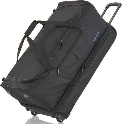 travelite Reisetasche Basics, 70 cm, mit Trolleyfunktion und Volumenerweiterung