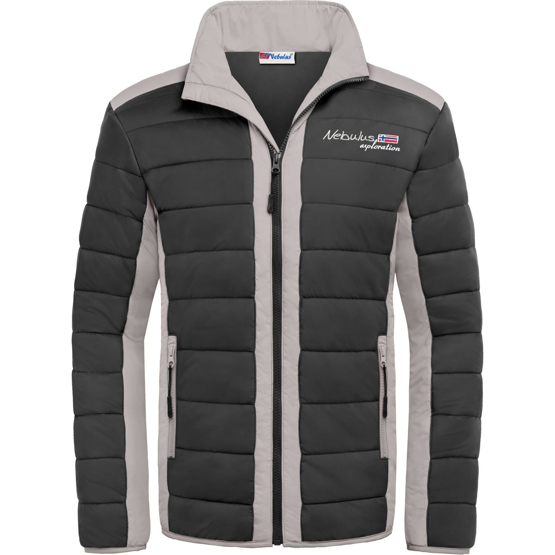 Nebulus Winterjacke FIGHT, P5902 - Herren, schwarz-grau, S