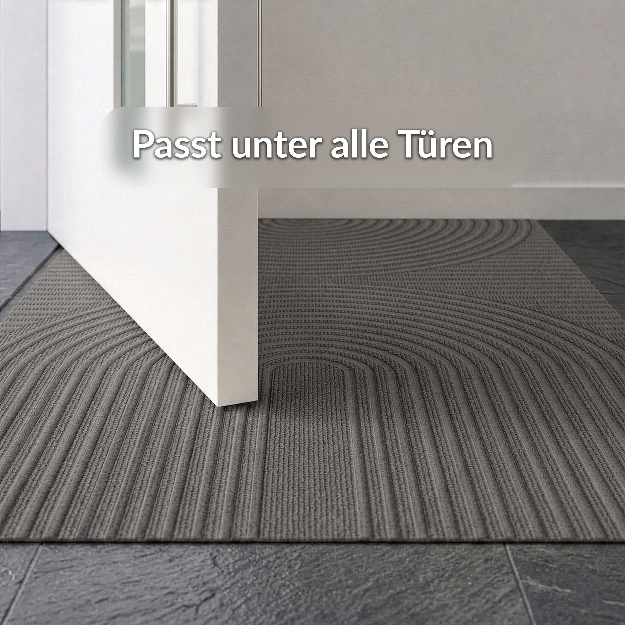 Floordirekt Fußmatte Schmutzfangmatte Circa waschbar für Innen & Außen rutschfeste Türmatte, pflegeleicht und bei 30 °C maschinenwaschbar – Bild 3 von 5