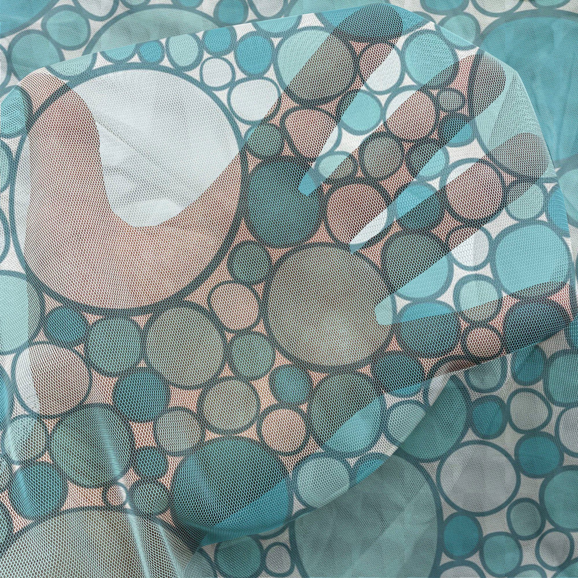 Blasen-Muster schiere 2 Abakuhaus, Drapierung für Party Abstrakt Hochzeit Panels, Moderne Gardine