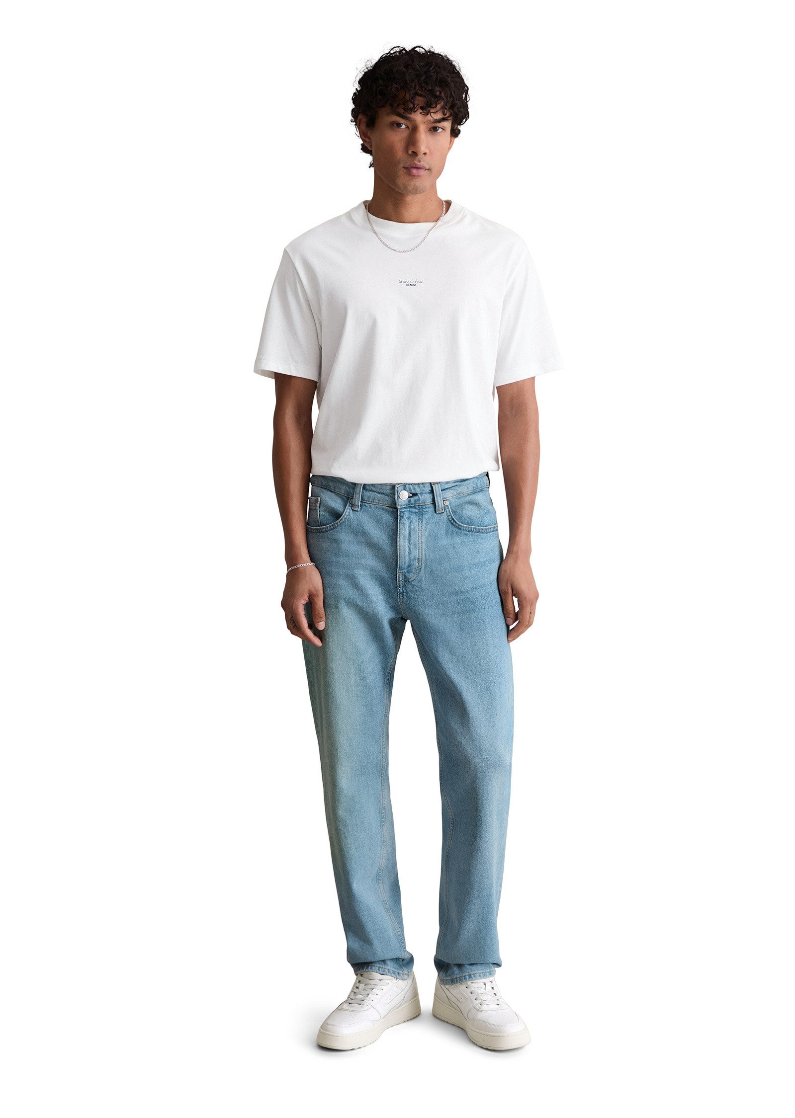Marc O'Polo DENIM Tapered-fit-Jeans aus Bio-Baumwoll-Mix