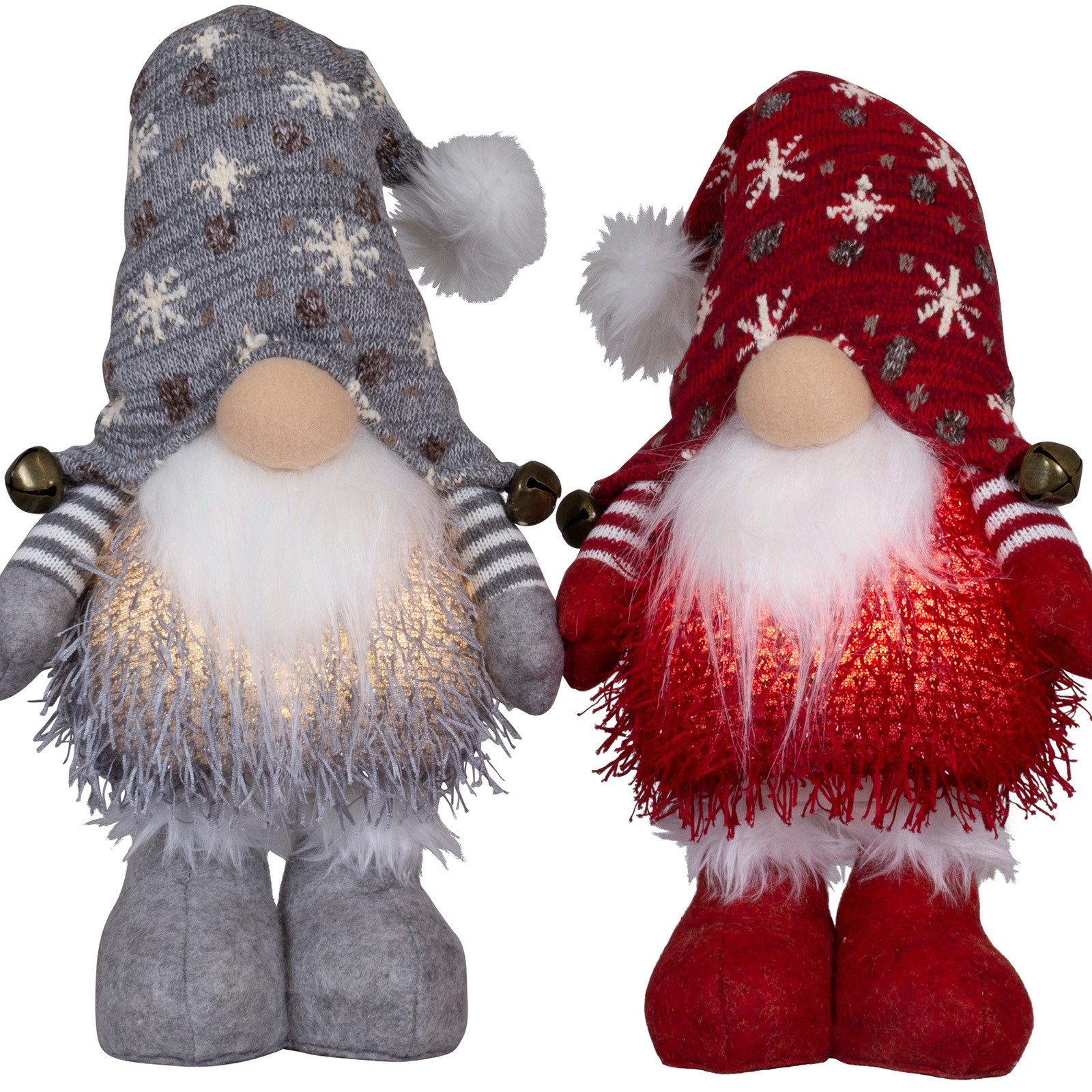 Christmas Paradise Weihnachtsfigur Wichtel mit LED 34cm (56cm) stehend, (De günstig online kaufen