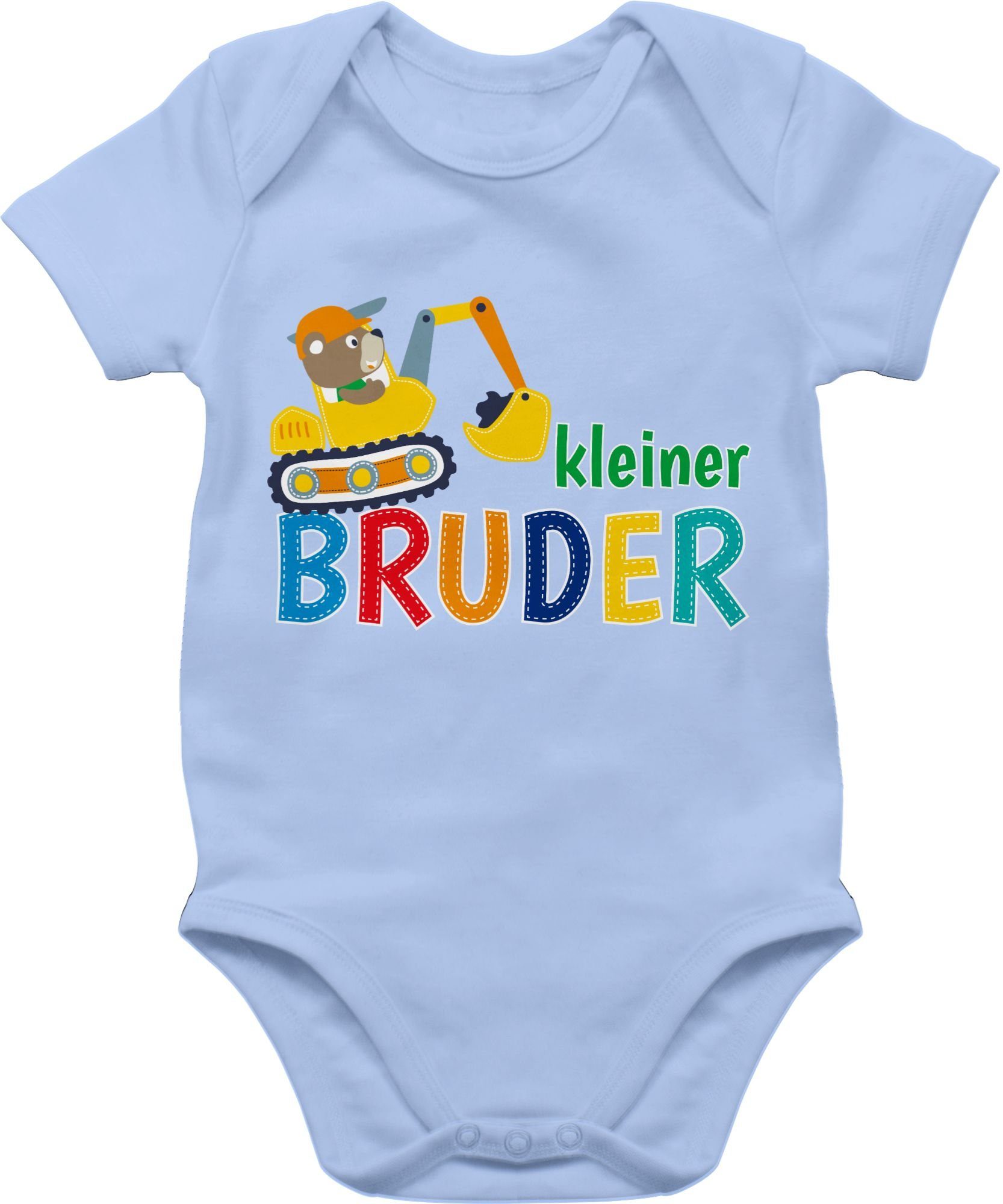 Shirtbody Kleiner Bruder Baggermotiv I Geschenk kleiner Bruder