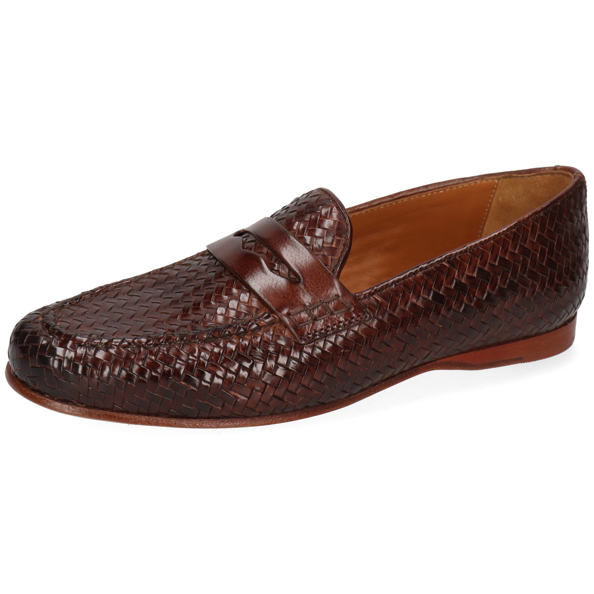 Melvin & Hamilton Julietta 7 Leder-Loafers für Damen Loafer Flache Absätze, Echtes Leder, Vegetabile Gerbung